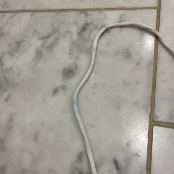 American Eagle White Bikini with Embroidery. Has few stains, shown in pictures. - Picture 3 of 5